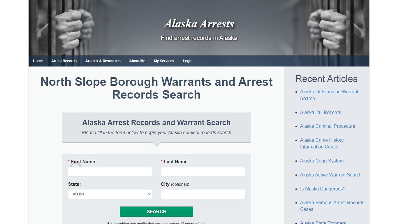 North Slope Borough Warrants and Arrest Records Search